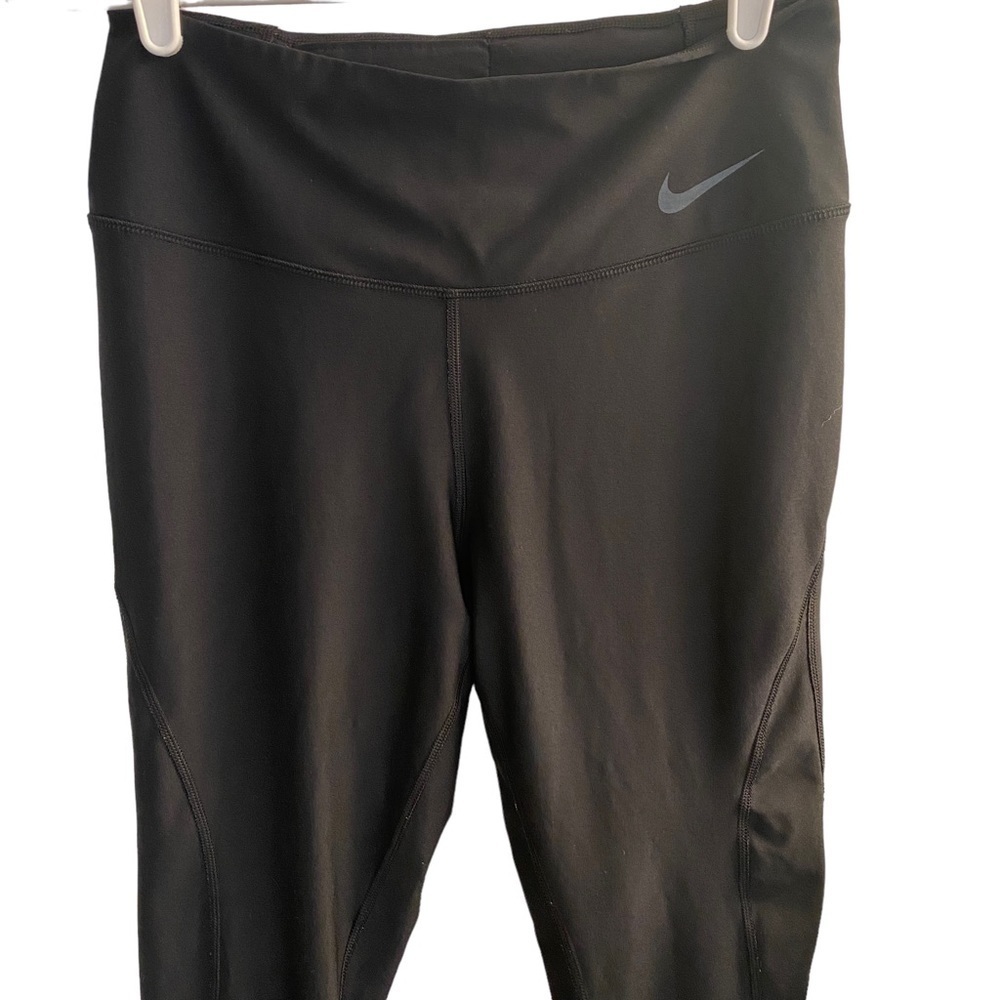 Nike Black Full Length Leggings Sz PL - Picture 2 of 8